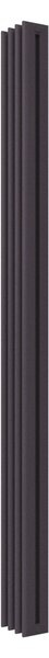 Calorifer decorativ colorat 165/2000 mm TOSCA 15 (include kit de instalare)-RAL 4007 TEXT