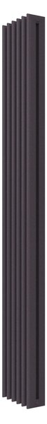 Calorifer decorativ colorat 255/1800 mm TOSCA 15 (include kit de instalare)-RAL 4007 TEXT