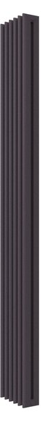 Calorifer decorativ colorat 255/2000 mm TOSCA 15 (include kit de instalare)-RAL 4007 TEXT