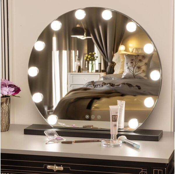 Oglindă LED dimabilă pentru machiaj Brilagi HOLLYWOOD LED/12W/230V 3000/4000/6500K