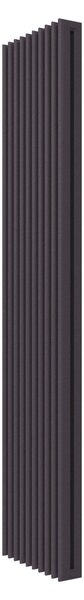 Calorifer decorativ colorat 435/2000 mm TOSCA 15 (include kit de instalare)-RAL 4007 TEXT