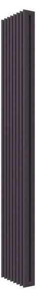 Calorifer decorativ colorat 345/2000 mm TOSCA 15 (include kit de instalare)-RAL 4007 TEXT