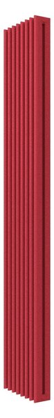 Calorifer decorativ colorat 345/2000 mm TOSCA 15 (include kit de instalare)-RAL 3018 TEXT