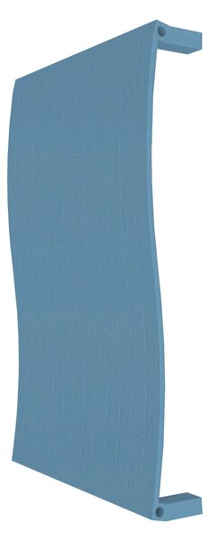 Calorifer decorativ colorat 520/850 mm WAVE (include kit de instalare)-RAL 5024 TEXT
