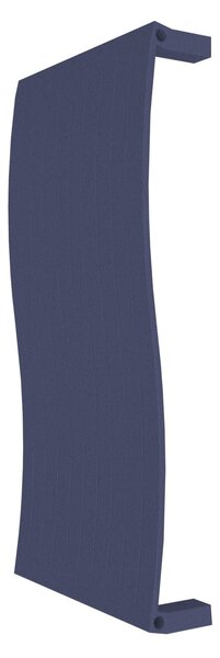 Calorifer decorativ colorat 400/850 mm WAVE (include kit de instalare)-RAL 5003 SOFT TEXT