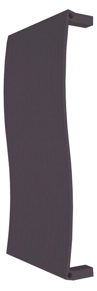 Calorifer decorativ colorat 400/850 mm WAVE (include kit de instalare)-RAL 4007 TEXT