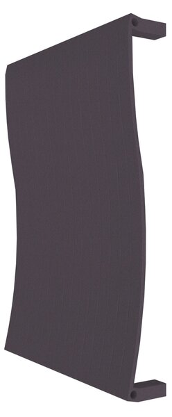 Calorifer decorativ colorat 600/850 mm WAVE (include kit de instalare)-RAL 4007 TEXT