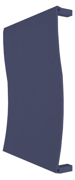 Calorifer decorativ colorat 600/850 mm WAVE (include kit de instalare)-RAL 5003 SOFT TEXT