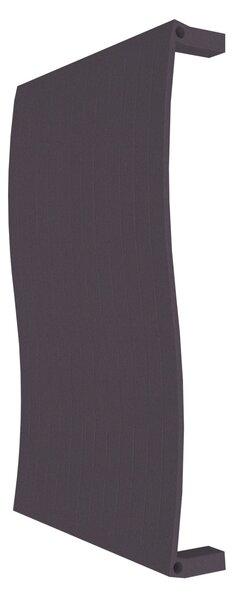Calorifer decorativ colorat 520/850 mm WAVE (include kit de instalare)-RAL 4007 TEXT