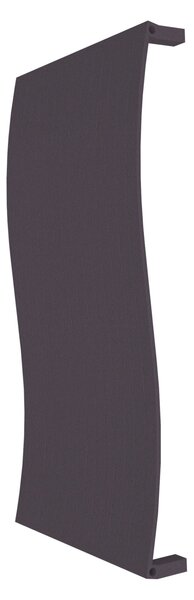 Calorifer decorativ colorat 600/1200 mm WAVE (include kit de instalare)-RAL 4007 TEXT