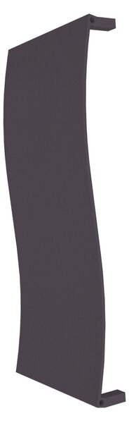 Calorifer decorativ colorat 520/1200 mm WAVE (include kit de instalare)-RAL 4007 TEXT
