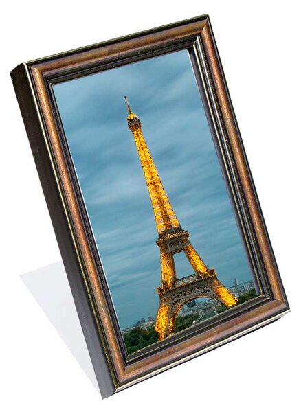 Ramă Paris aur-maro-aur 10 x 15 cm