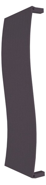 Calorifer decorativ colorat 400/1200 mm WAVE (include kit de instalare)-RAL 4007 TEXT