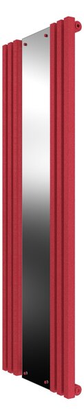 Calorifer decorativ colorat 535/1500 mm VERTICA D MIRROR (include kit de instalare)-RAL 3018 TEXT