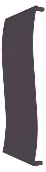 Calorifer decorativ colorat 600/1500 mm WAVE (include kit de instalare)-RAL 4007 TEXT