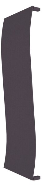 Calorifer decorativ colorat 600/1800 mm WAVE (include kit de instalare)-RAL 4007 TEXT
