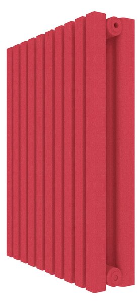 Calorifer decorativ colorat 445/600 mm VERTICA D BI (include kit de instalare)-RAL 3018 TEXT