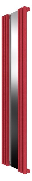 Calorifer decorativ colorat 535/1800 mm VERTICA D MIRROR (include kit de instalare)-RAL 3018 TEXT