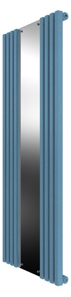 Calorifer decorativ colorat 625/1500 mm VERTICA D MIRROR (include kit de instalare)-RAL 5024 TEXT
