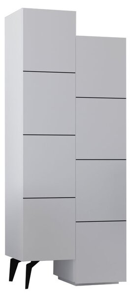 Dulap multifunctional Romane alb 62.2x37.4x155.4cm