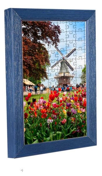 Amsterdam ramă puzzle albastru