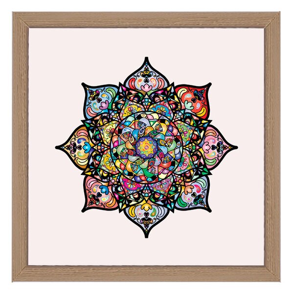 Amsterdam ramă pătrată mandala natur