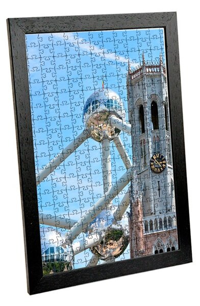 Bruxelles ramă puzzle negru