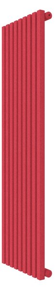 Calorifer decorativ colorat 445/1500 mm VERTICA D (include kit de instalare)-RAL 3018 TEXT