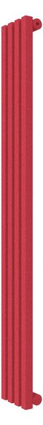 Calorifer decorativ colorat 175/1500 mm VERTICA D (include kit de instalare)-RAL 3018 TEXT