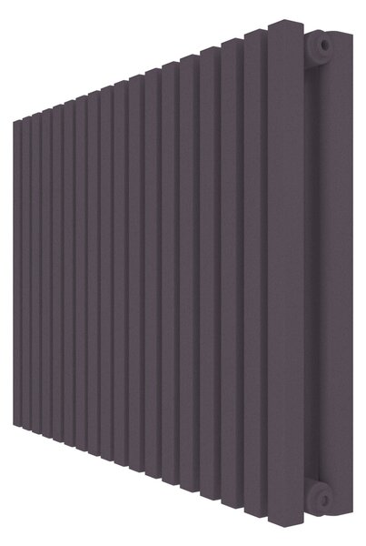 Calorifer decorativ colorat 815/600 mm VERTICA D BI (include kit de instalare)-RAL 4007 TEXT