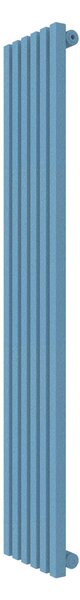 Calorifer decorativ colorat 265/1500 mm VERTICA D (include kit de instalare)-RAL 5024 TEXT