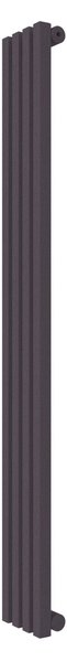 Calorifer decorativ colorat 175/1500 mm VERTICA D (include kit de instalare)-RAL 4007 TEXT
