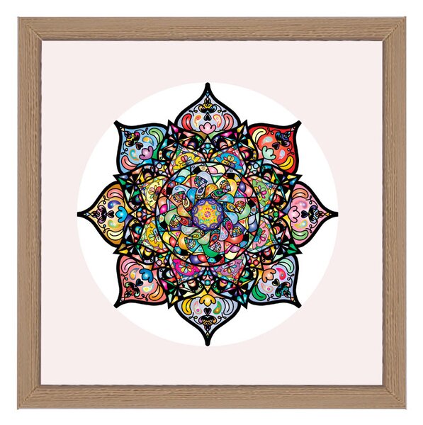 Amsterdam ramă pătrată mandala natur