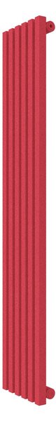 Calorifer decorativ colorat 265/1500 mm VERTICA D (include kit de instalare)-RAL 3018 TEXT