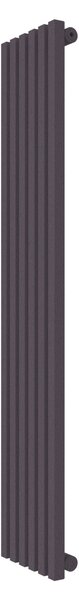 Calorifer decorativ colorat 265/1500 mm VERTICA D (include kit de instalare)-RAL 4007 TEXT