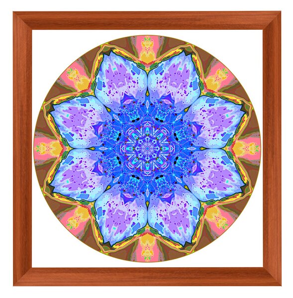 Nairobi ramă mandala marou deschis