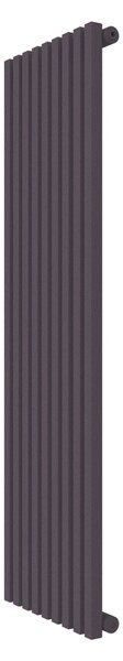 Calorifer decorativ colorat 445/1500 mm VERTICA D (include kit de instalare)-RAL 4007 TEXT