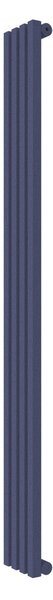 Calorifer decorativ colorat 175/1800 mm VERTICA D (include kit de instalare)-RAL 5003 SOFT TEXT