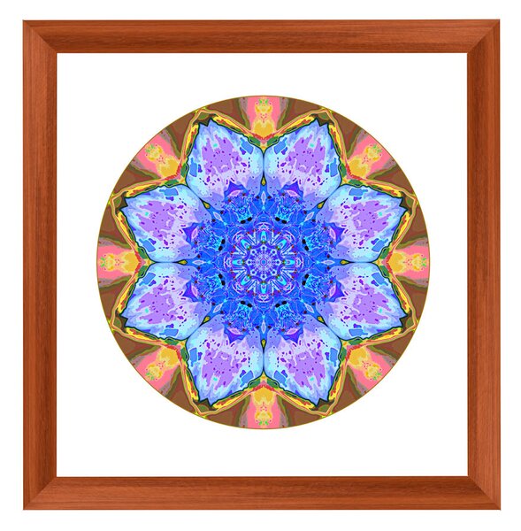 Nairobi ramă mandala marou deschis