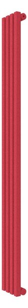Calorifer decorativ colorat 175/1800 mm VERTICA D (include kit de instalare)-RAL 3018 TEXT