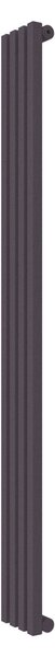 Calorifer decorativ colorat 175/1800 mm VERTICA D (include kit de instalare)-RAL 4007 TEXT