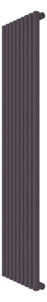 Calorifer decorativ colorat 445/1800 mm VERTICA D (include kit de instalare)-RAL 4007 TEXT