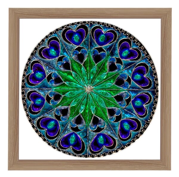 Viena ramă mandala stejar