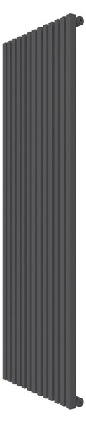 Calorifer decorativ colorat 625/1800 mm VERTICA D (include kit de instalare)-RAL 9005 MAT
