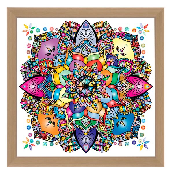 Viena ramă mandala natur