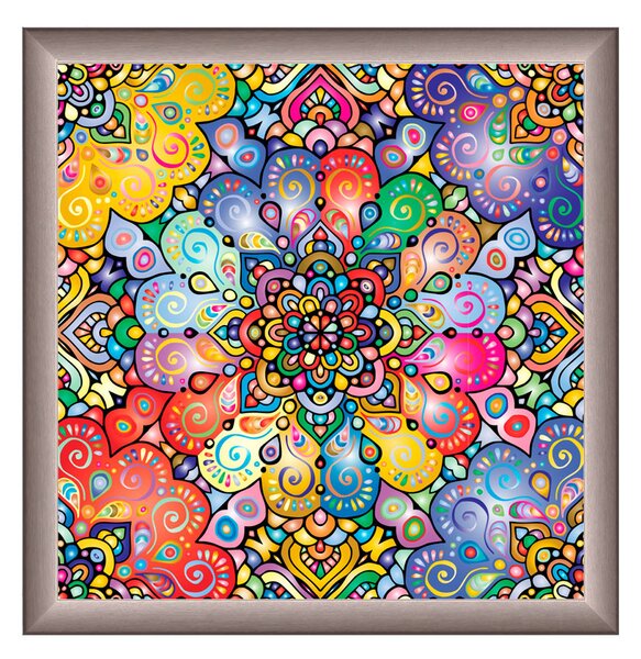 Viena ramă mandala argint