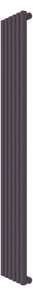 Calorifer decorativ colorat 265/1800 mm VERTICA D (include kit de instalare)-RAL 4007 TEXT