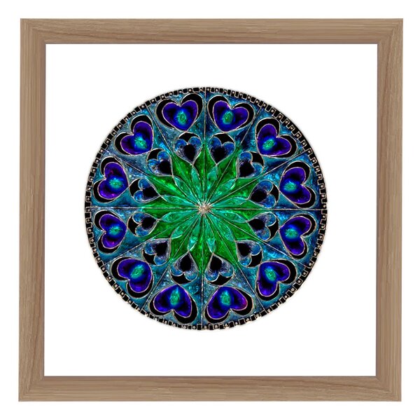 Viena ramă mandala stejar