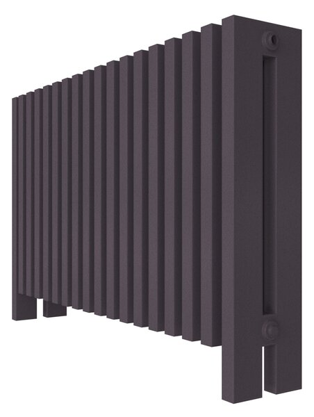 Calorifer decorativ colorat 900/600 mm VESTA (include kit de instalare)-RAL 4007 TEXT