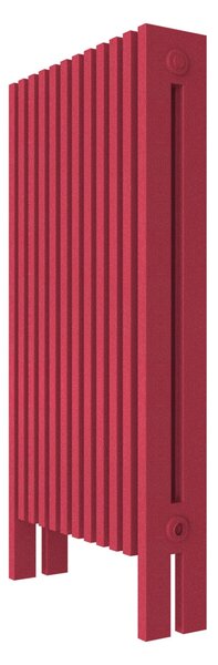 Calorifer decorativ colorat 600/1200 mm VESTA (include kit de instalare)-RAL 3018 TEXT
